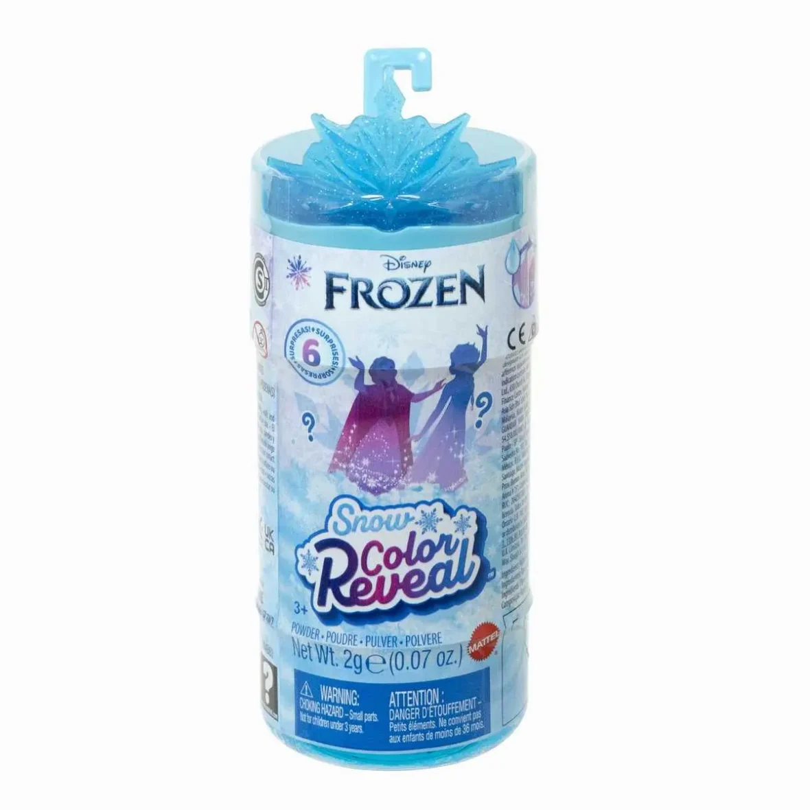 Snow color reveal La Reine des Neiges