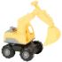 Pelleteuse jaune 15cm
